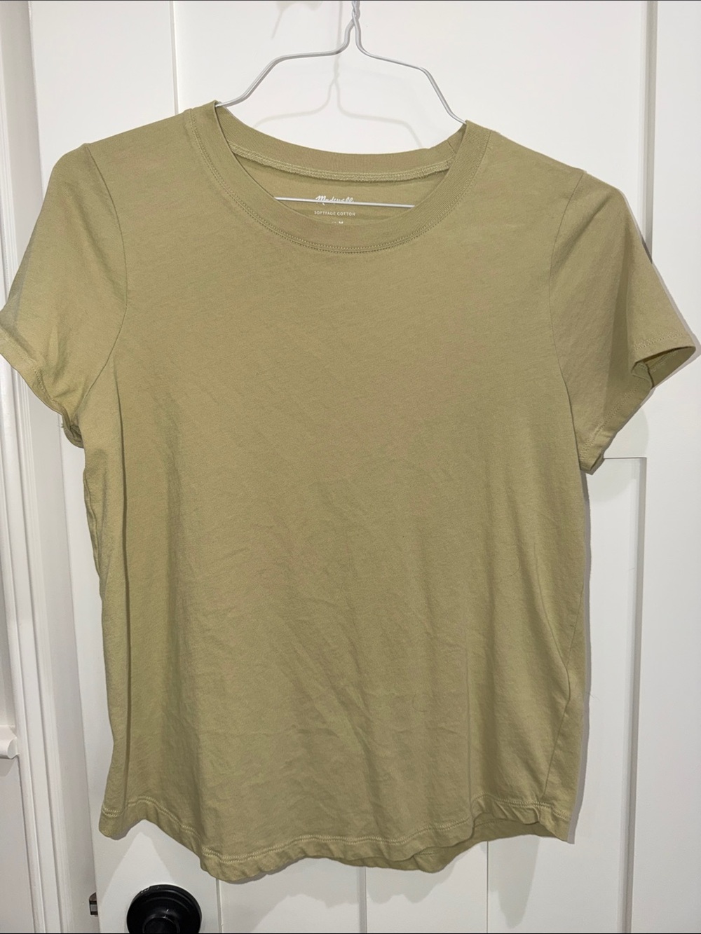 Madewell Short Sleeve Crew Tee in Olive